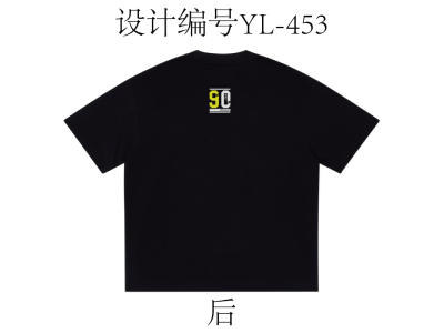 YL-453宇灵白墨烫画/印花/数码直喷/刺绣+T恤图案设计+服装定制+服装印花定制图3