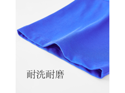 宇灵-克莱因蓝短袖T恤-双纱精梳纯棉-纯色-橙色-现货一件代发-斌达面料图4