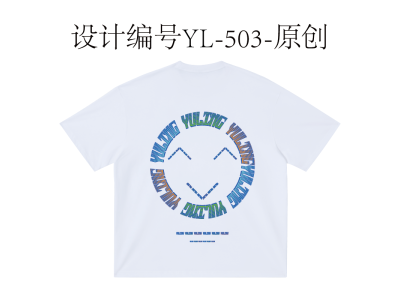 YL-503-原创-白墨烫画/印花/数码直喷/刺绣=T恤图案设计图2